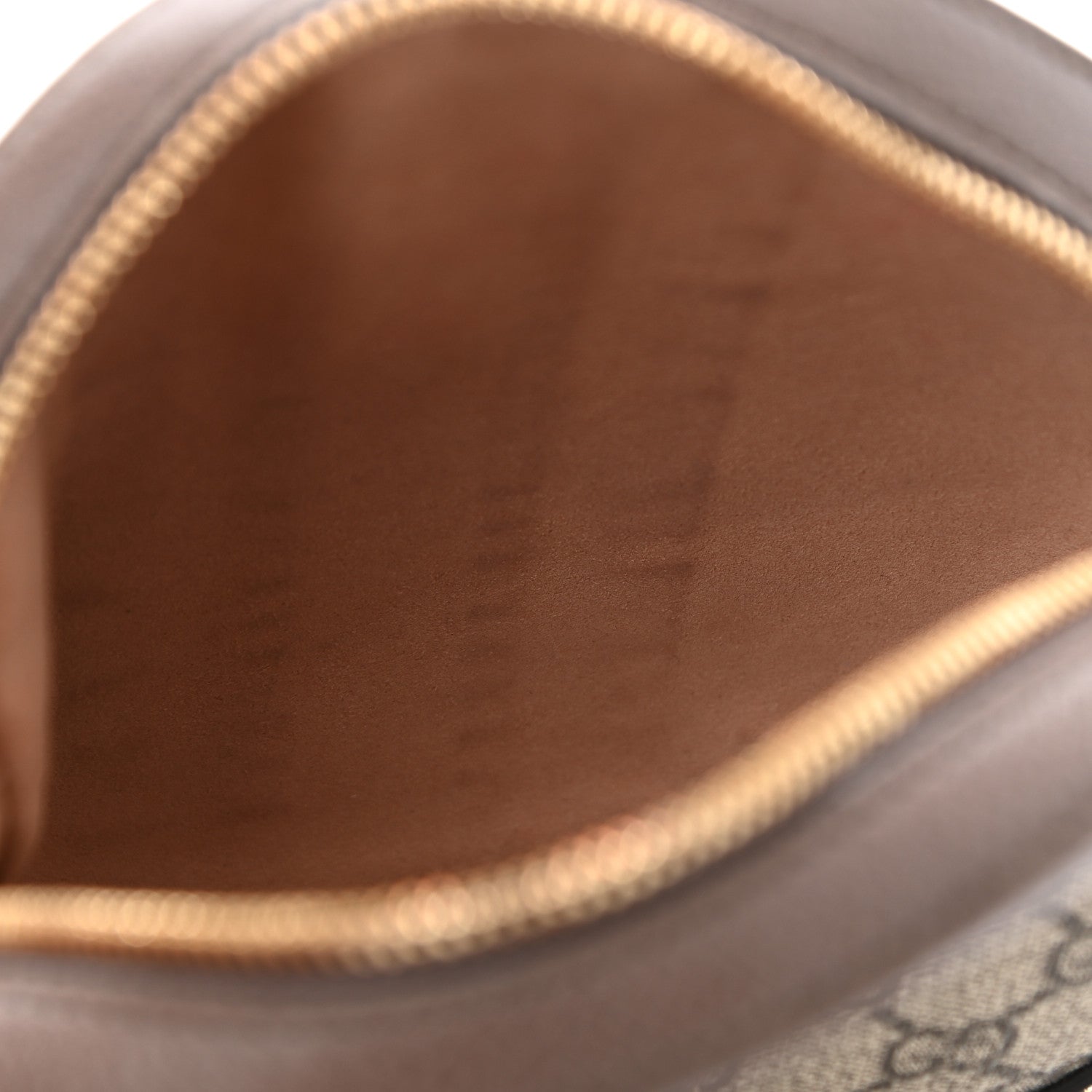 Gucci GG Supreme Monogram Web Mini Ophidia Round Shoulder Bag Brown 11 of 13
