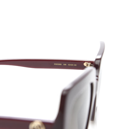 Gucci Acetate Oversize Sunglasses GG0328S Red 5 of 9