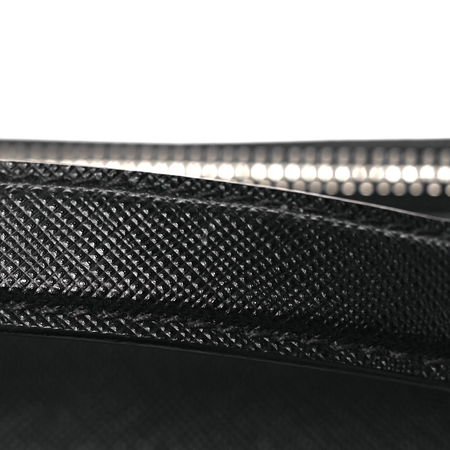 Prada Saffiano Travel Medium Brique Crossbody Bag Black 1818011