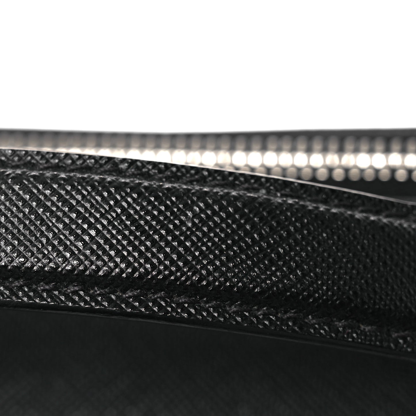 Saffiano Travel Medium Brique Crossbody Bag Black