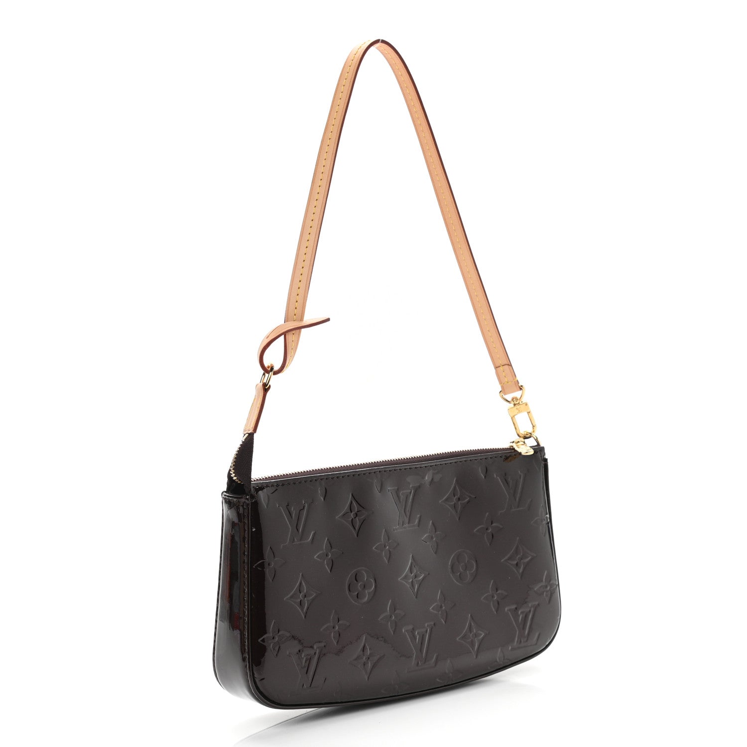 Louis Vuitton Vernis Pochette Accessories NM Amarante 3 of 10