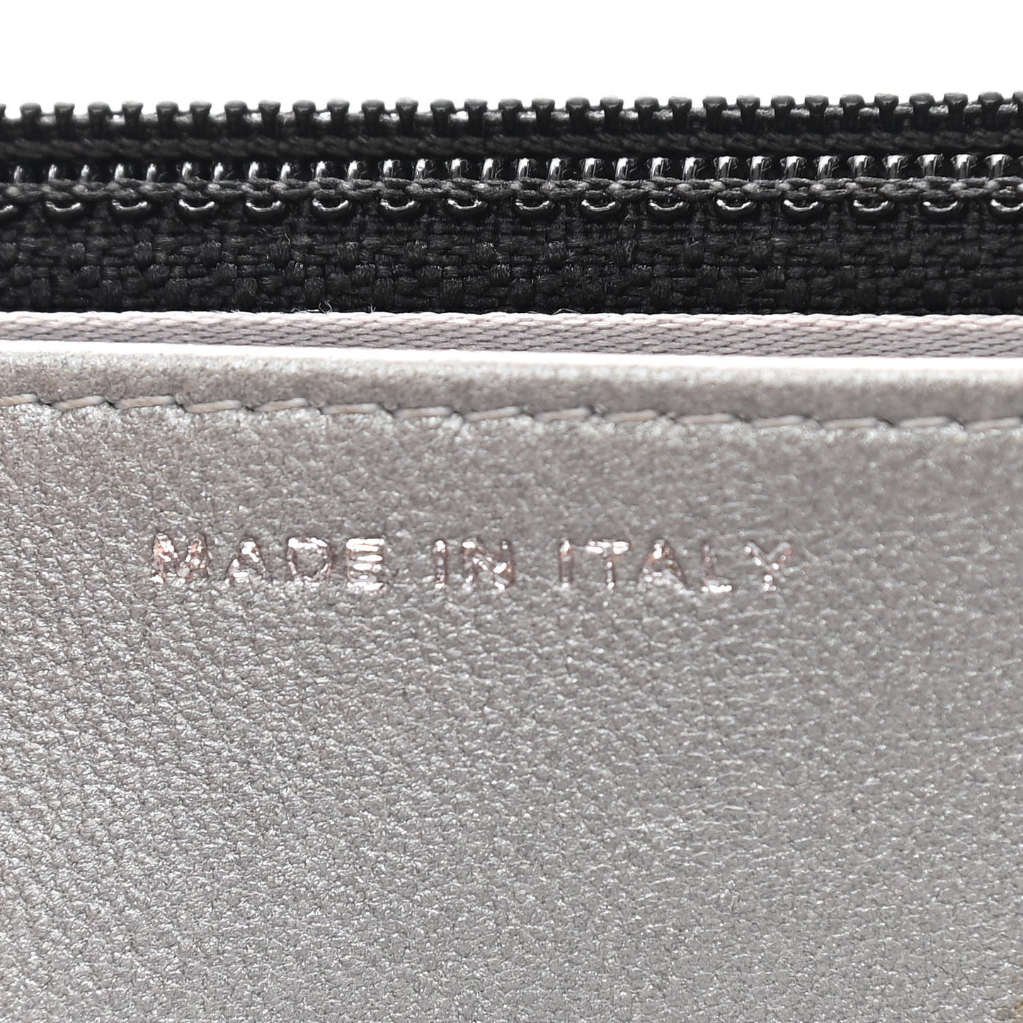 Lambskin Camellia Embossed Wallet on Chain WOC Black