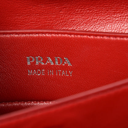 Prada Calf Hair Ostrich Leopard Print Medium Double Bag Miele Voyage 7 of 9