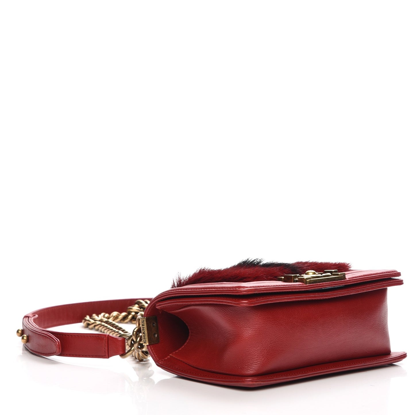 Goat Hair Small Boy Flap Red