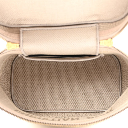 Christian Dior Canvas Embroidered Stripes Diortravel Vanity Case Multicolor 5 of 10