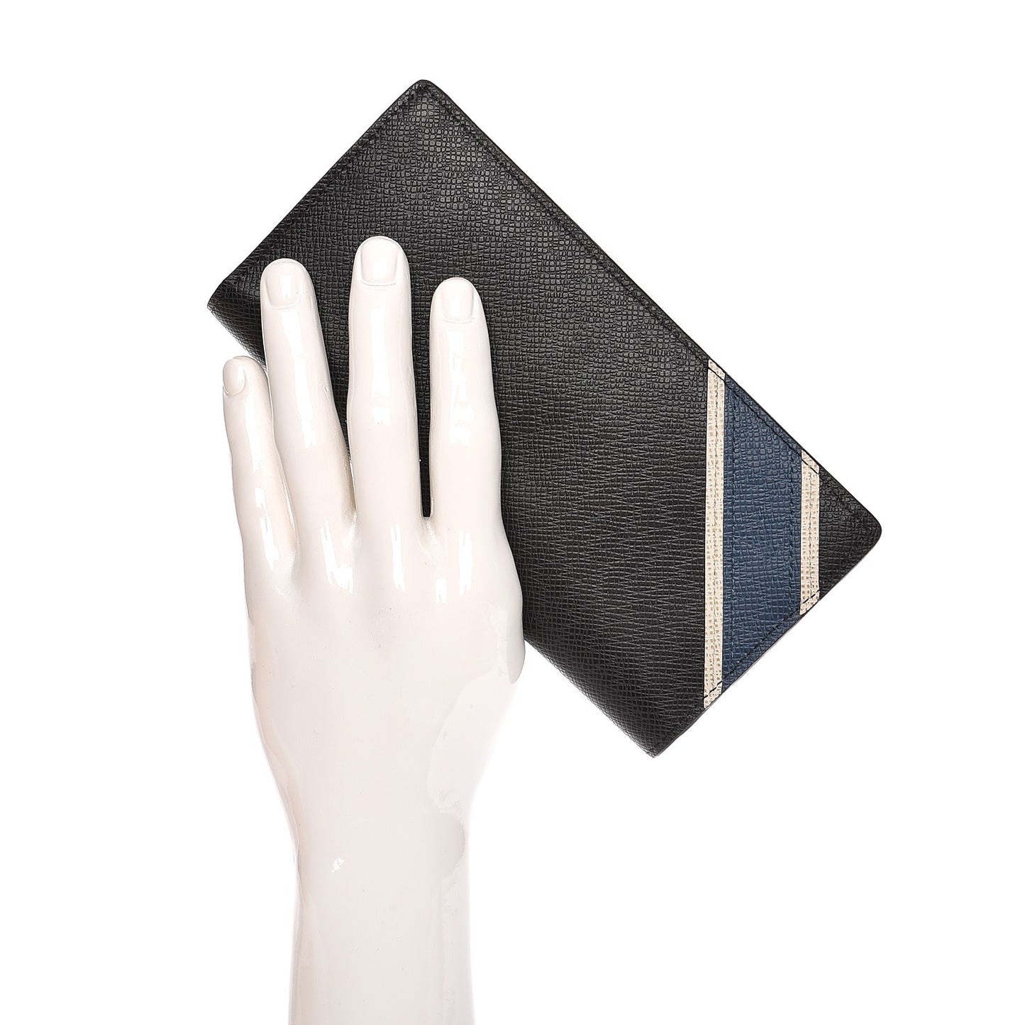 Taiga Stripe Brazza Wallet Ardoise