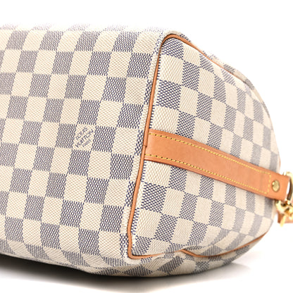 Louis Vuitton Damier Azur Speedy Bandouliere 25 10 of 10