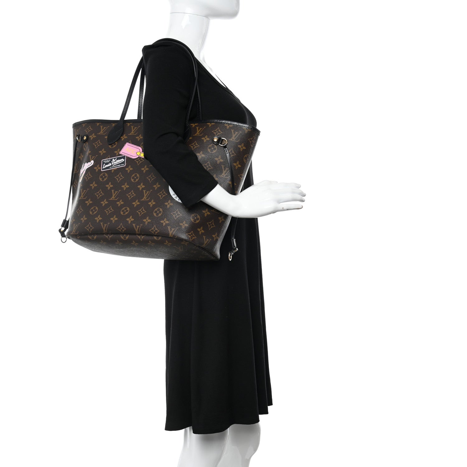 Louis Vuitton Monogram My LV World Tour Neverfull MM 2 of 10