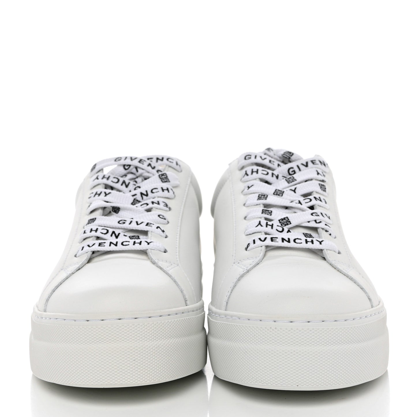 Calfskin Womens Urban Street Sneakers 38 White