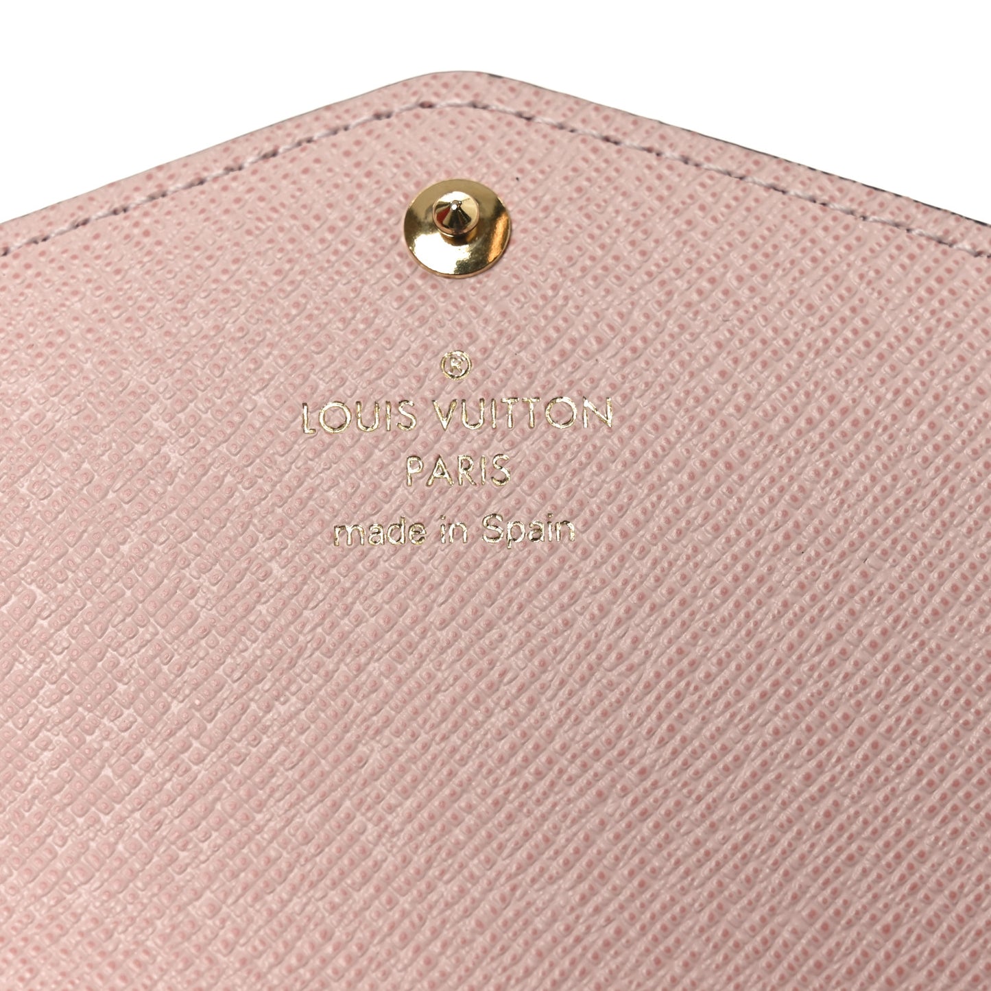 Damier Ebene Sarah Wallet NM Rose Ballerine