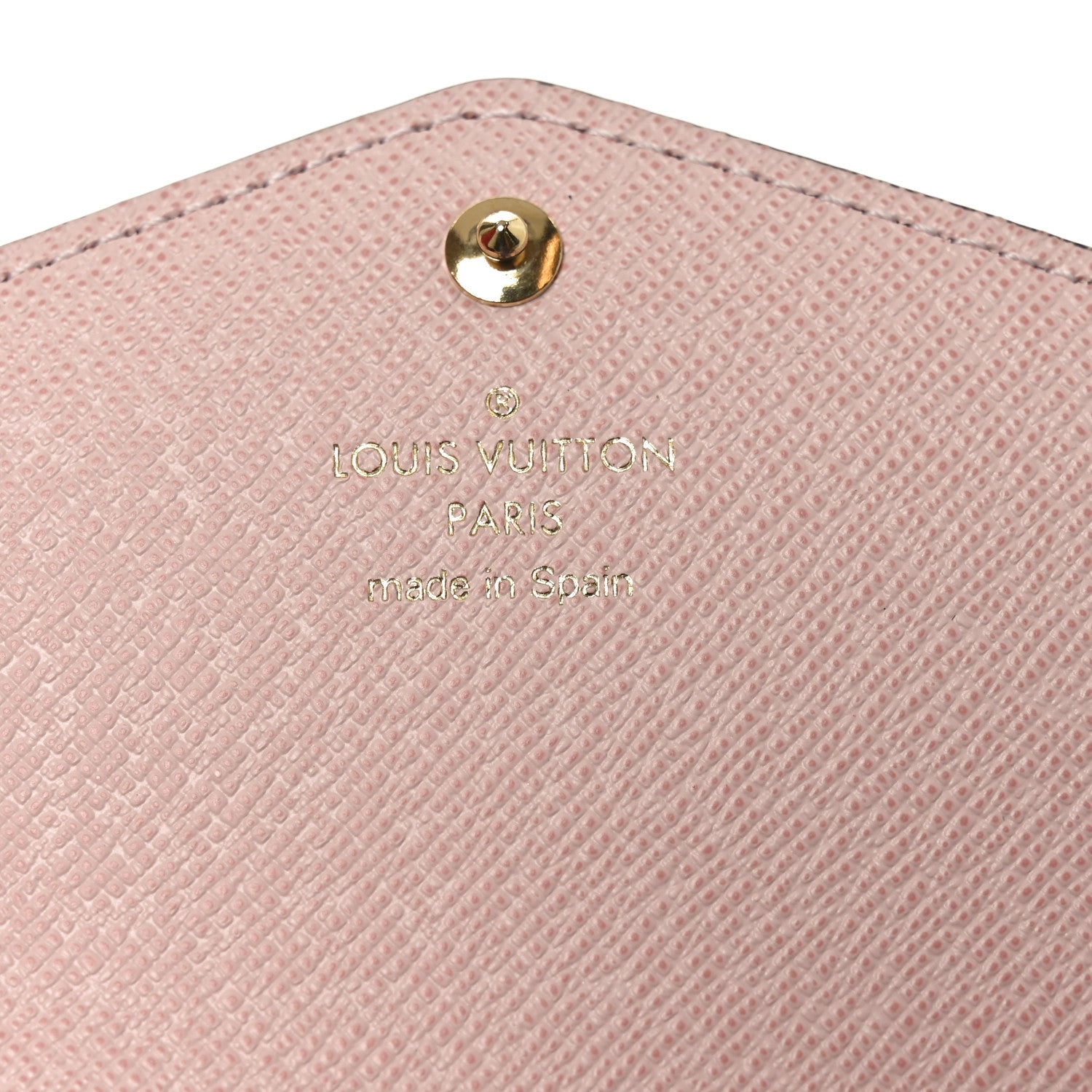 Louis Vuitton Damier Ebene Sarah Wallet NM Rose Ballerine 6 of 6