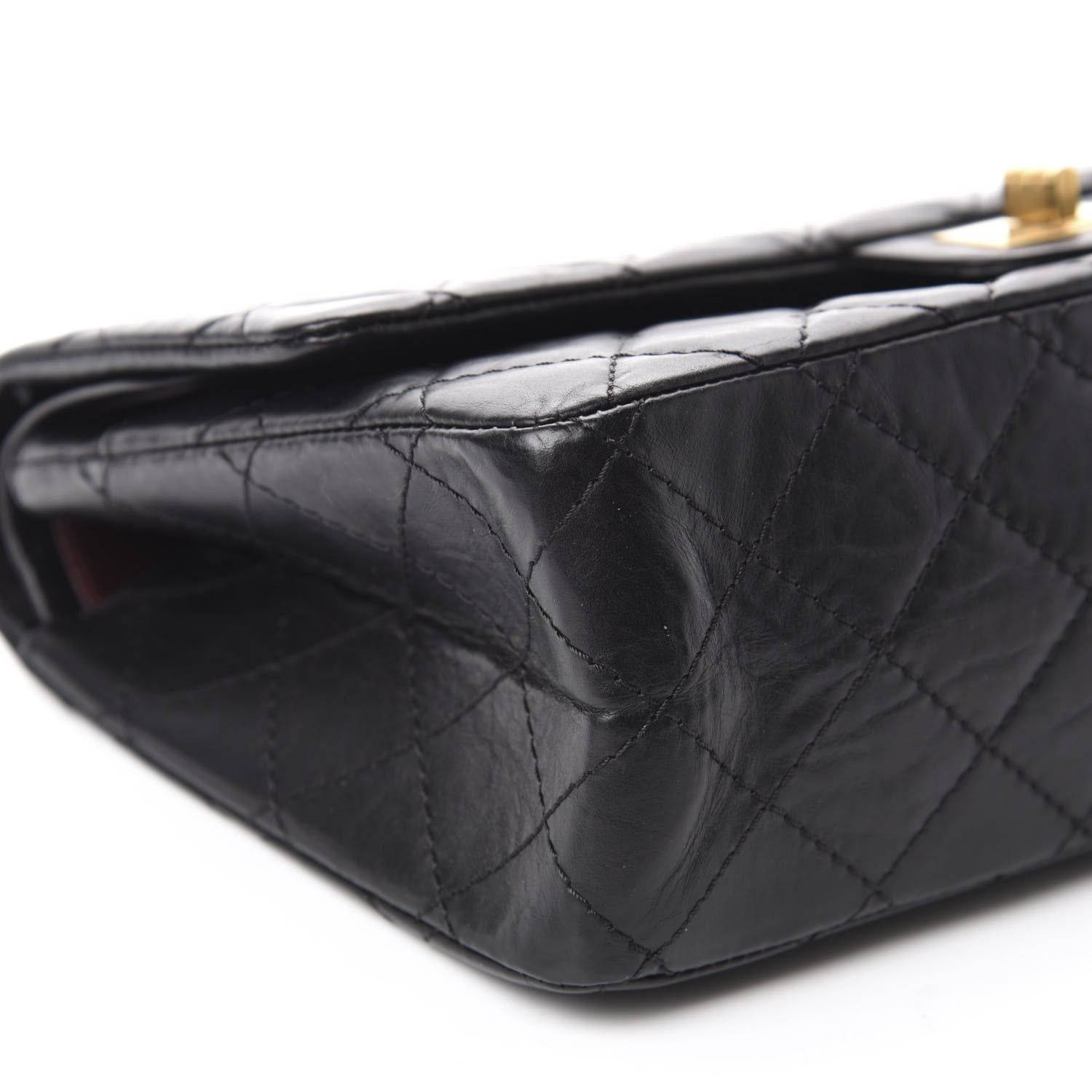 Chanel Aged Calfskin Quilted 2.55 Reissue 226 Flap Black 6 of 11