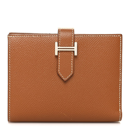 Hermes Epsom Bearn Compact Wallet Gold 1 of 9