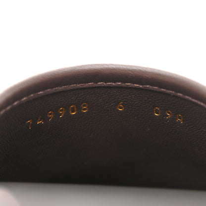 Gucci GG Supreme Monogram Miro Soft Calfskin Mens Horsebit Slippers 6 Beige Ebony New Acero 8 of 9