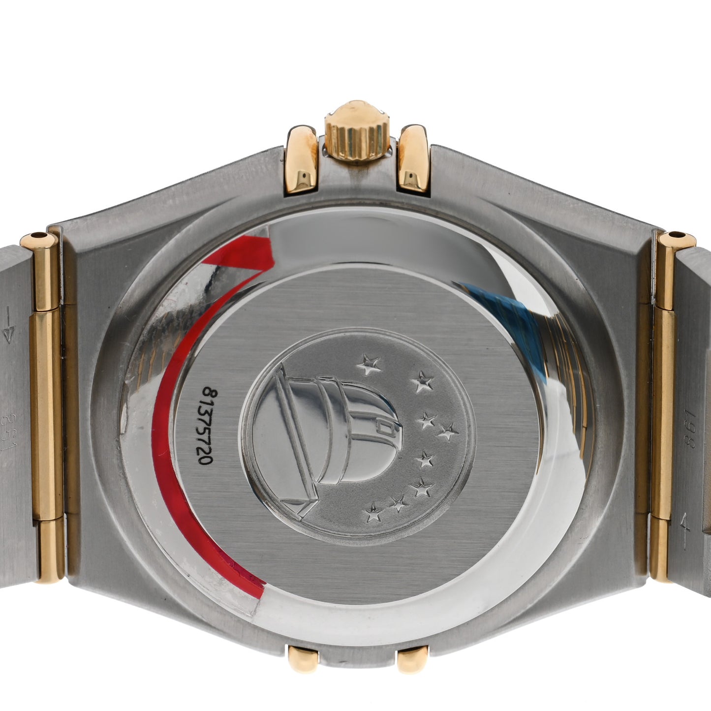 Stainless Steel 18K Yellow Gold 35mm Constellation Automatic Watch Champagne 1202.10.00
