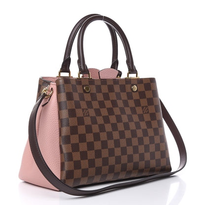 Louis Vuitton Damier Ebene Cuir Taurillon Brittany Magnolia 3 of 9