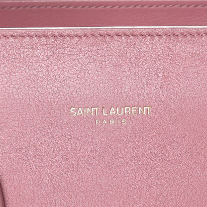 Saint Laurent Calfskin Small Sac De Jour Dark Rose 8 of 15