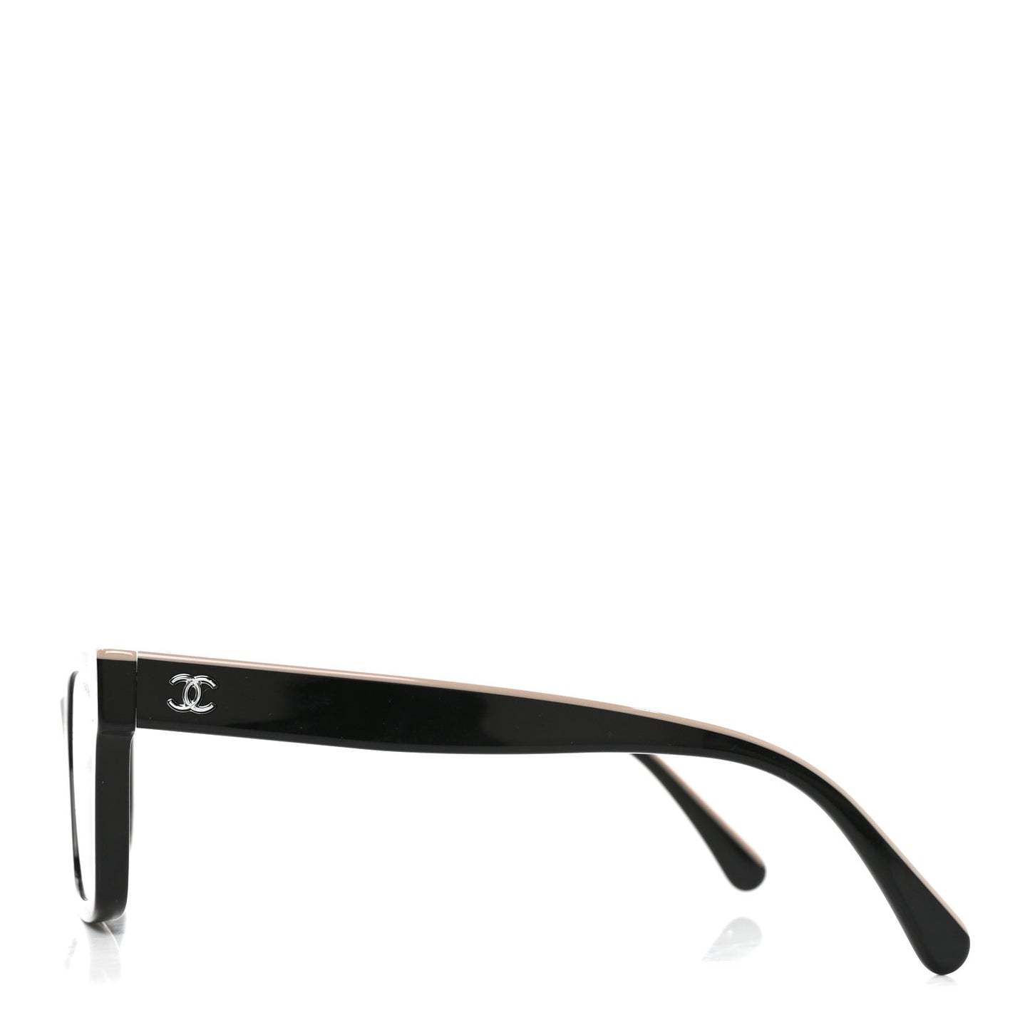 Acetate Polarized Square Sunglasses 5417 Black Beige
