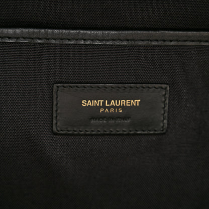 Saint Laurent Canvas Nylon Giant City Backpack Black 6 of 9