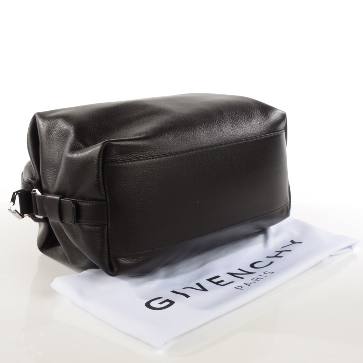 Waxy Grained Calfskin Medium Nightingale Black