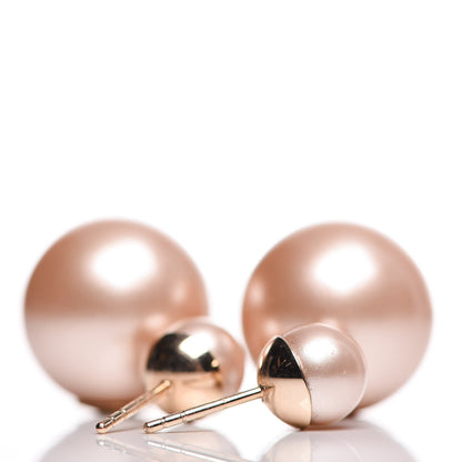 Christian Dior Pearl Mise En Dior Tribal Earrings Pink 4 of 4