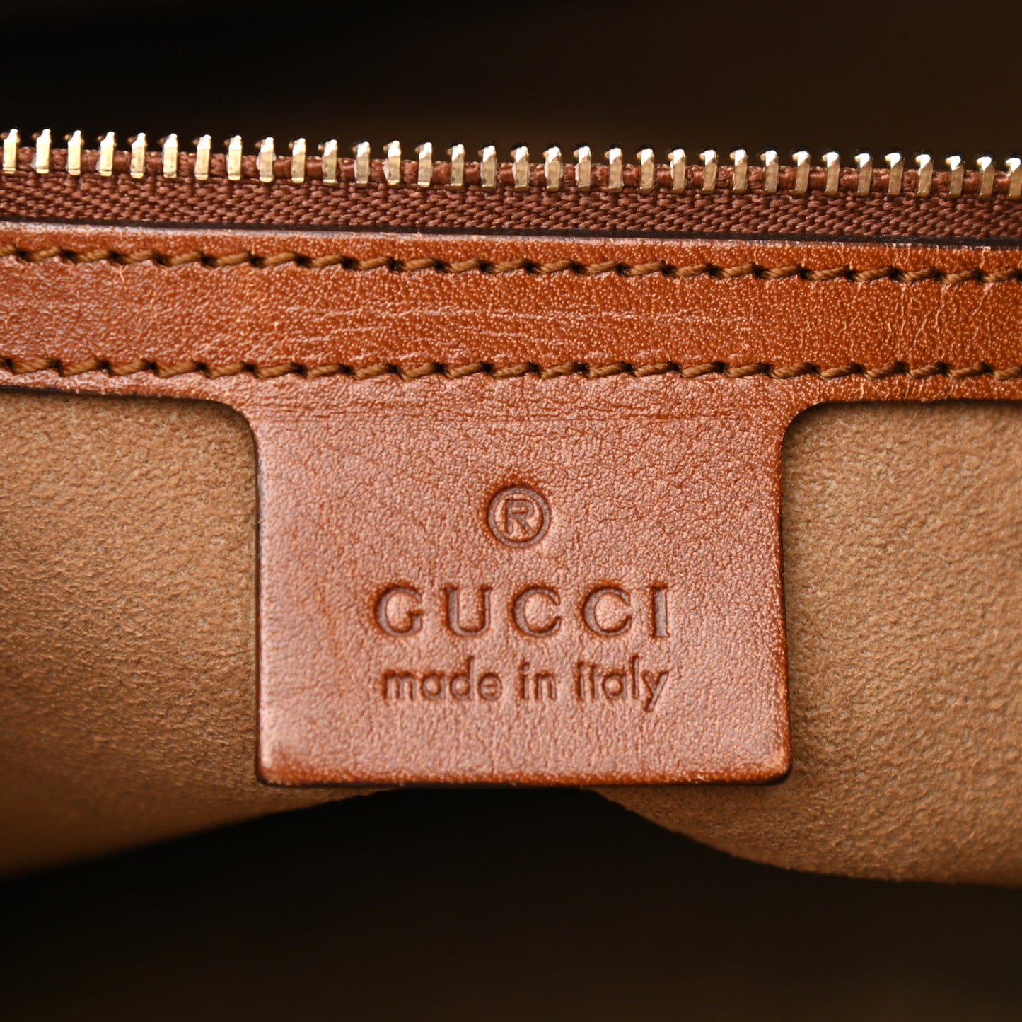 GG Supreme Monogram Linea A Hobo Brown