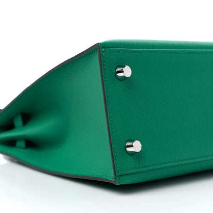 Hermes Epsom Kelly Sellier 25 Vert Jade 8 of 10