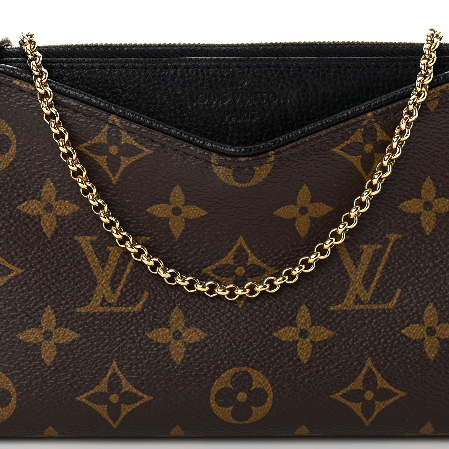 Monogram Pallas Clutch Black