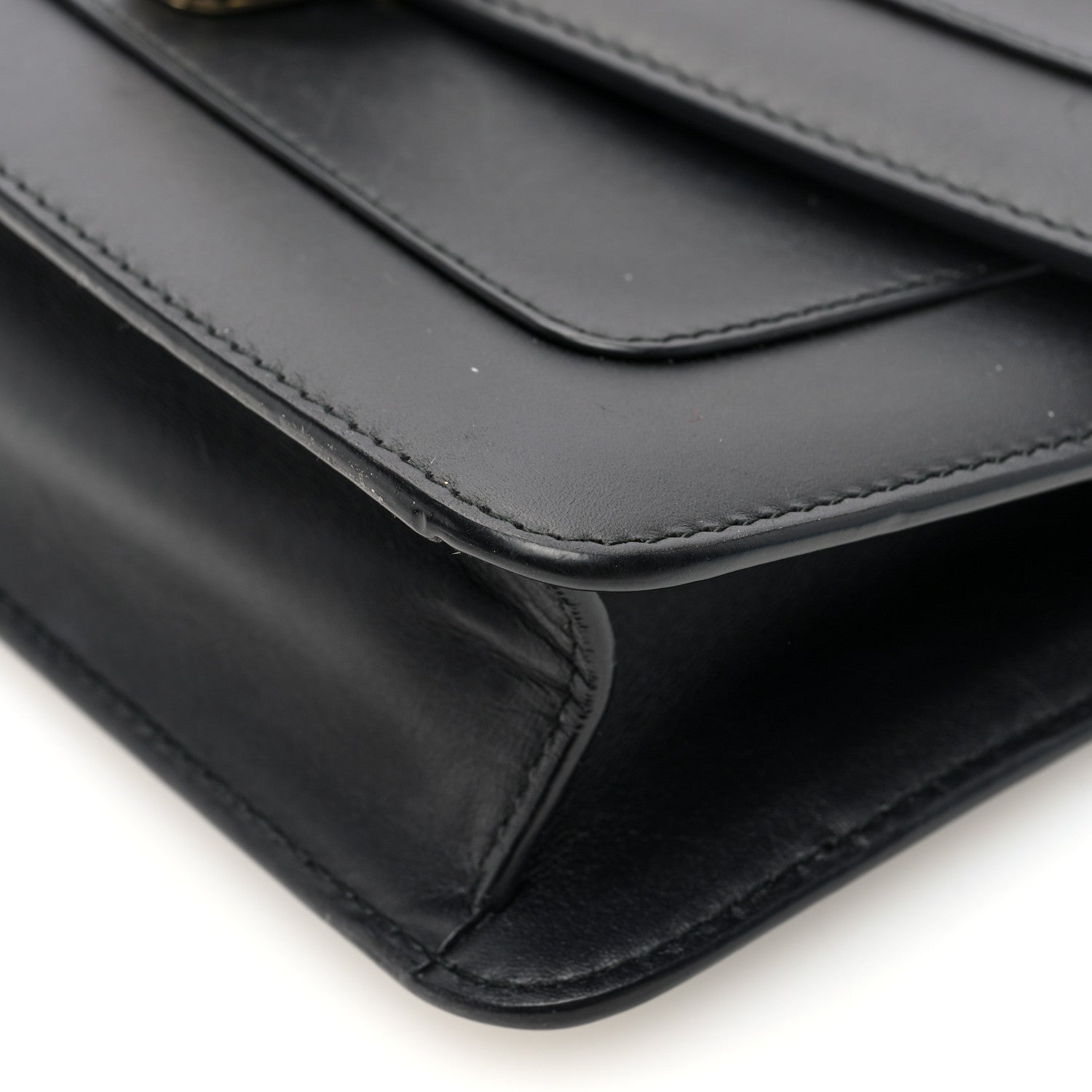 Bulgari Calfskin Serpenti Forever Crossbody Bag Black 10 of 10