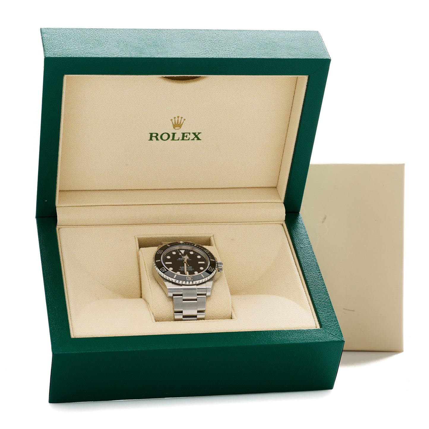 Stainless Steel 41mm Oyster Perpetual Submariner Watch Black 124060