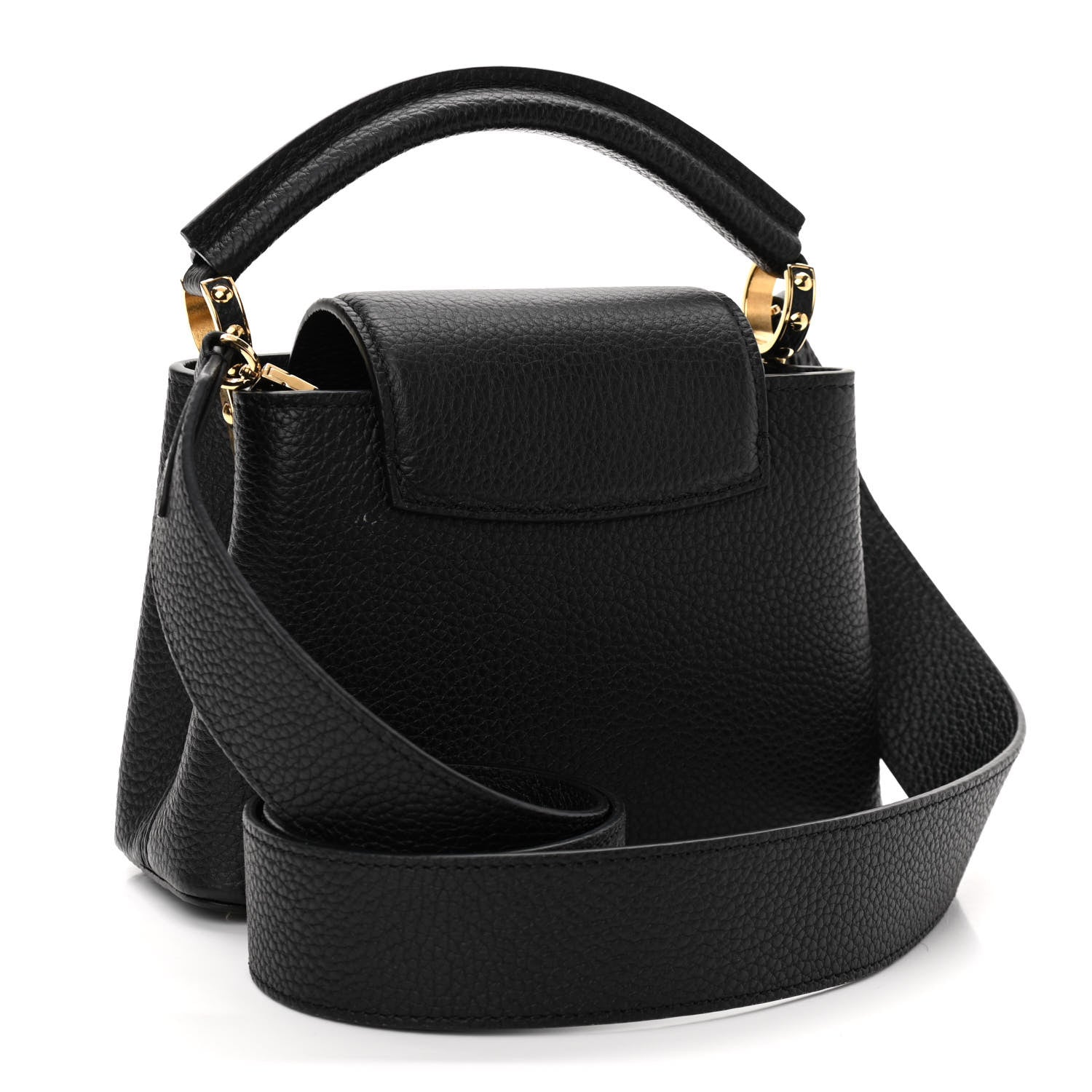 Louis Vuitton Taurillon Mini Capucines Black 3 of 13