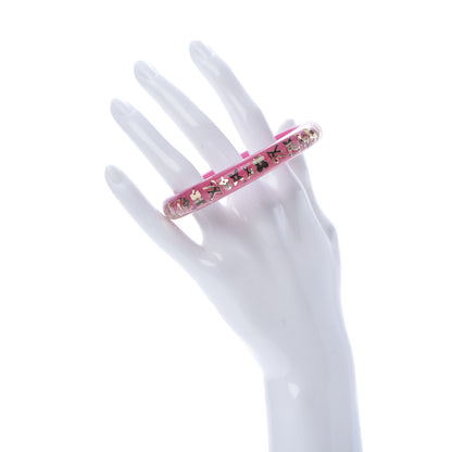Louis Vuitton Resin Swarovski Medium Inclusion Bracelet PM Framboise 2 of 4