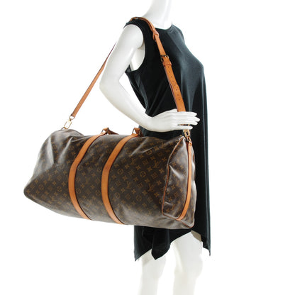 Louis Vuitton Monogram Keepall Bandouliere 55 3 of 10