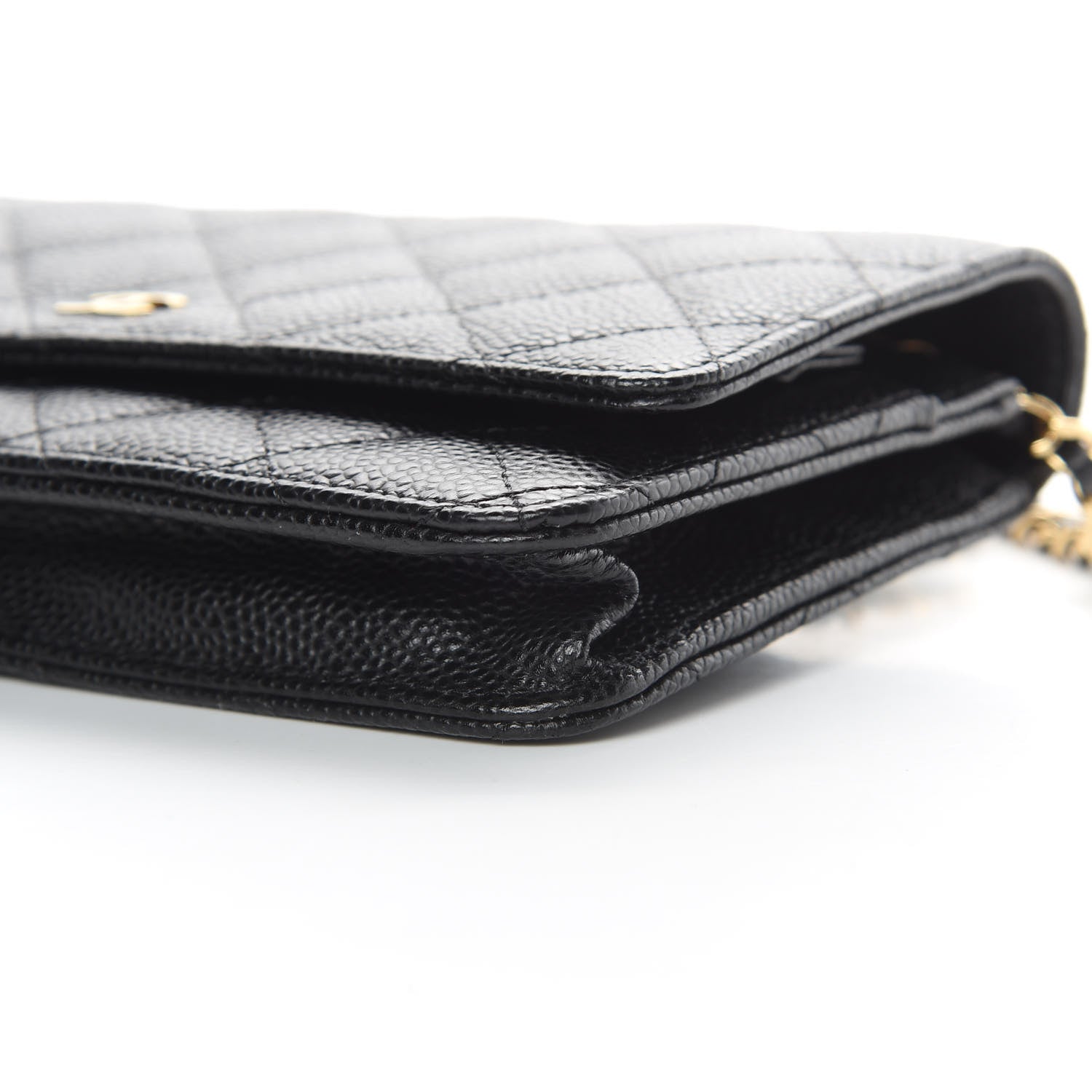 Chanel Caviar Quilted Wallet On Chain WOC Black 11 of 12