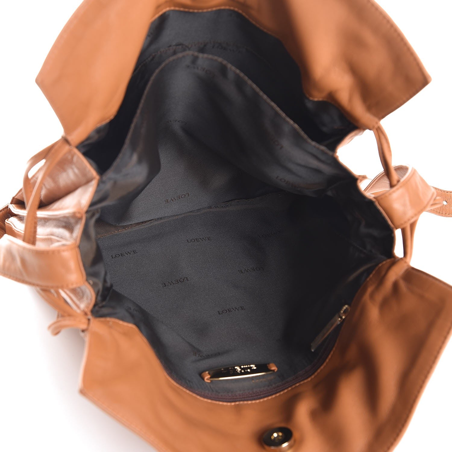 Loewe Nappa Drawstring Shoulder Bag Brown 5 of 8