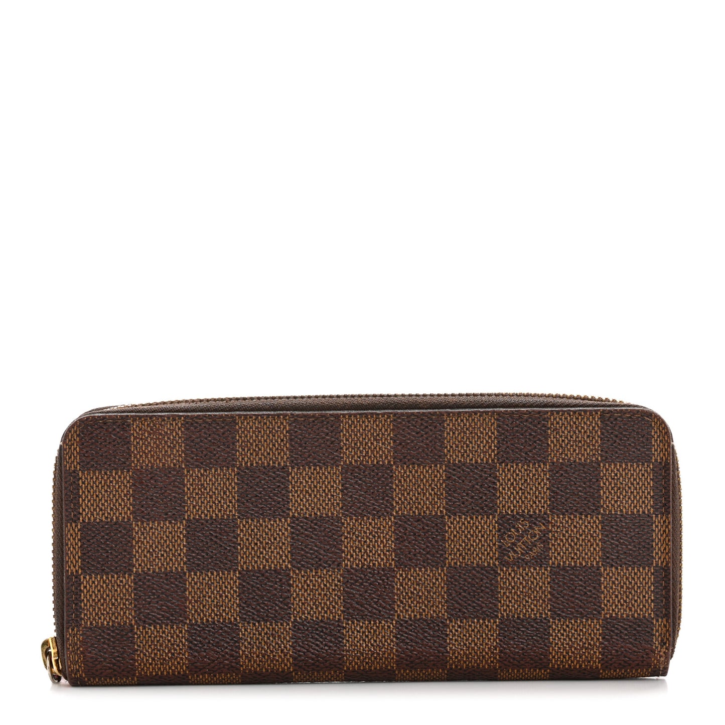 Damier Ebene Clemence Wallet Cherry