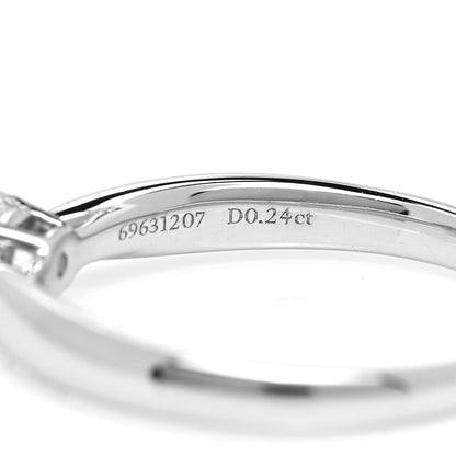 Tiffany Platinum Diamond .24ct Harmony Solitaire Engagement Ring 52 6 10 of 10