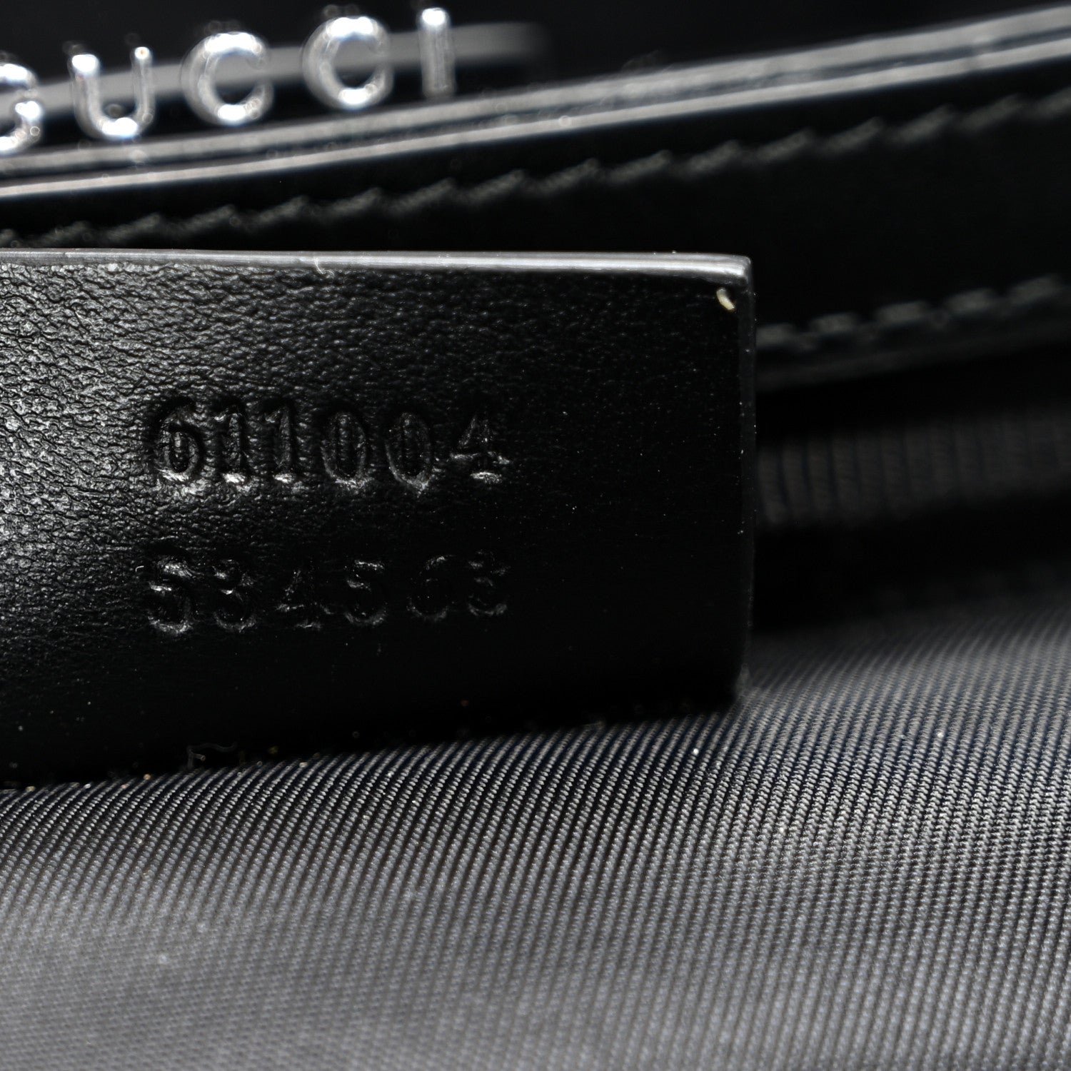 Gucci Calfskin Matelasse Small GG Marmont Vanity Cosmetic Case Black 7 of 11