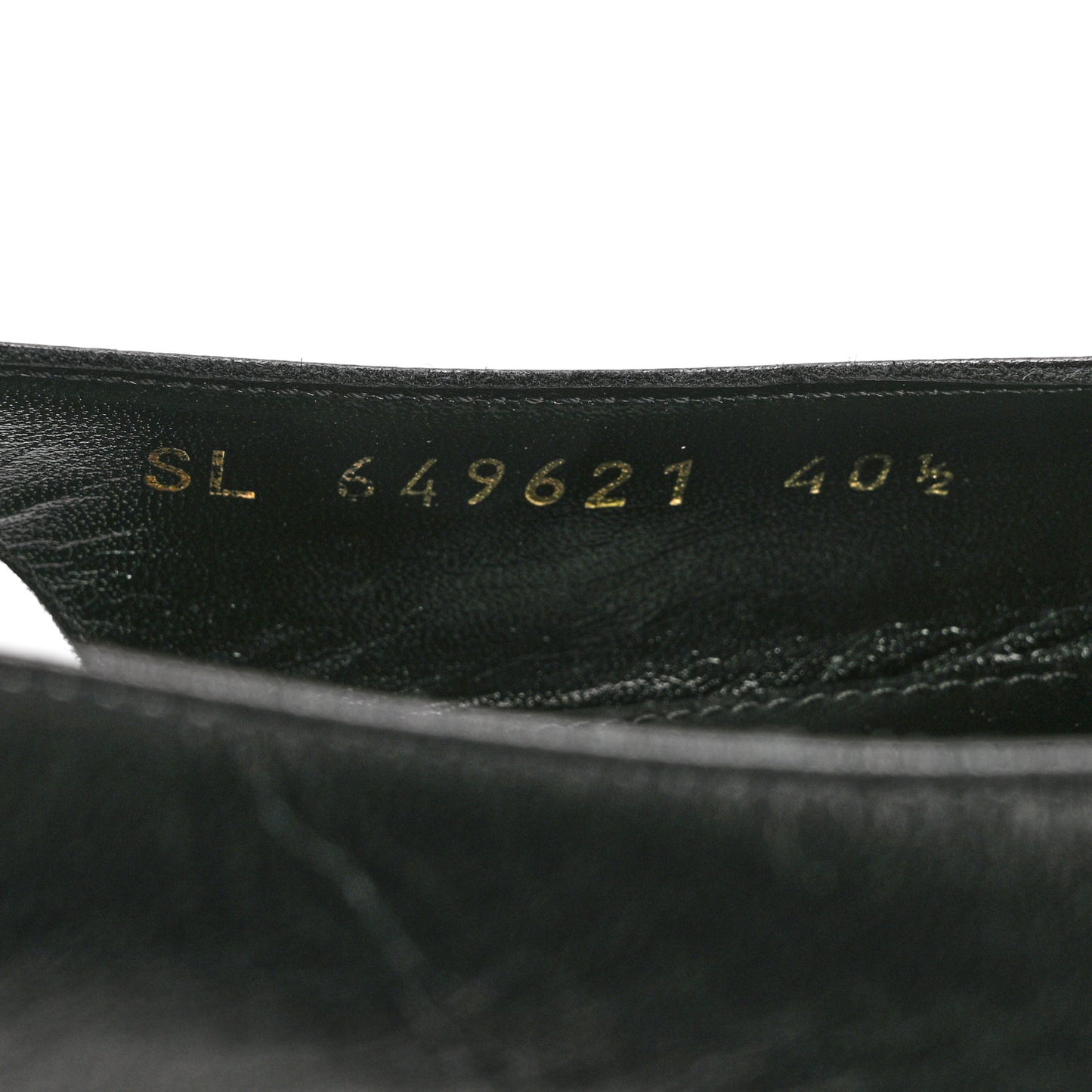 Patent Smooth Lambskin Anais Slingback Flats 40.5 Navy Black