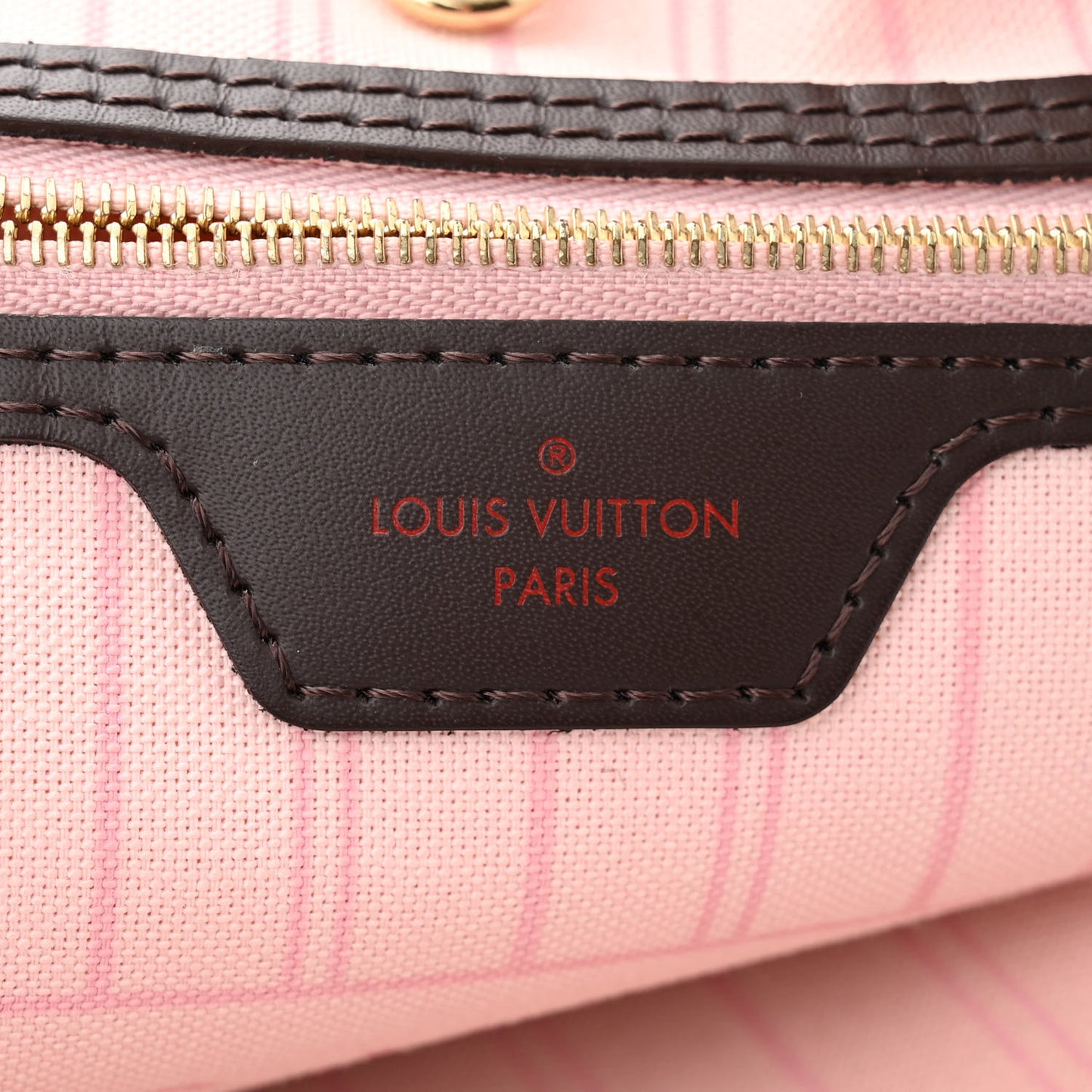 Damier Ebene Neo Neverfull MM Rose Ballerine