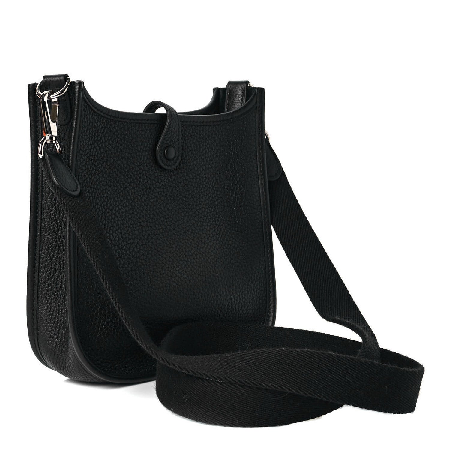 Hermes Taurillon Clemence Evelyne TPM Black 3 of 7