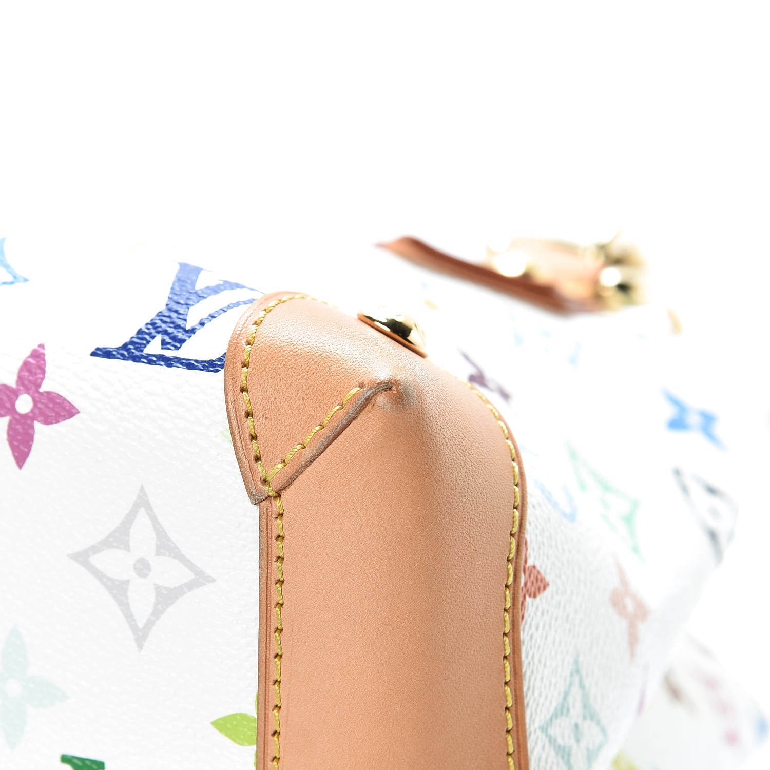 Louis Vuitton Monogram Multicolor Audra White 10 of 16