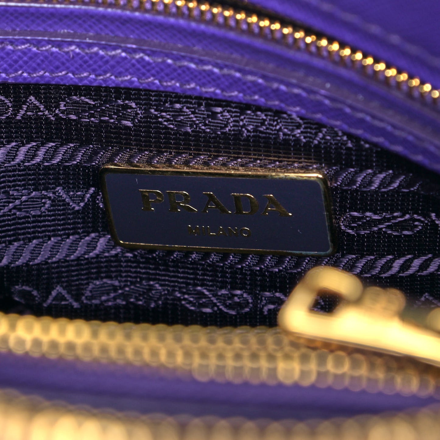 Saffiano Lux Mini Promenade Tote Viola