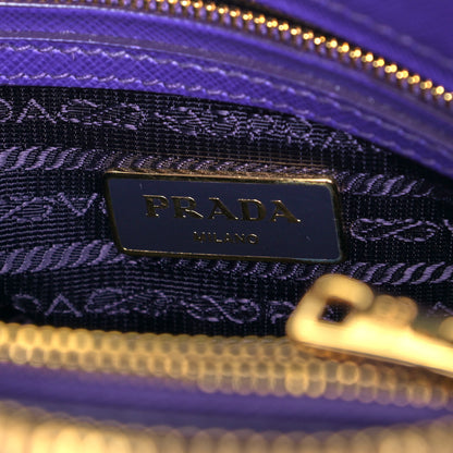Prada Saffiano Lux Mini Promenade Tote Viola 5 of 5