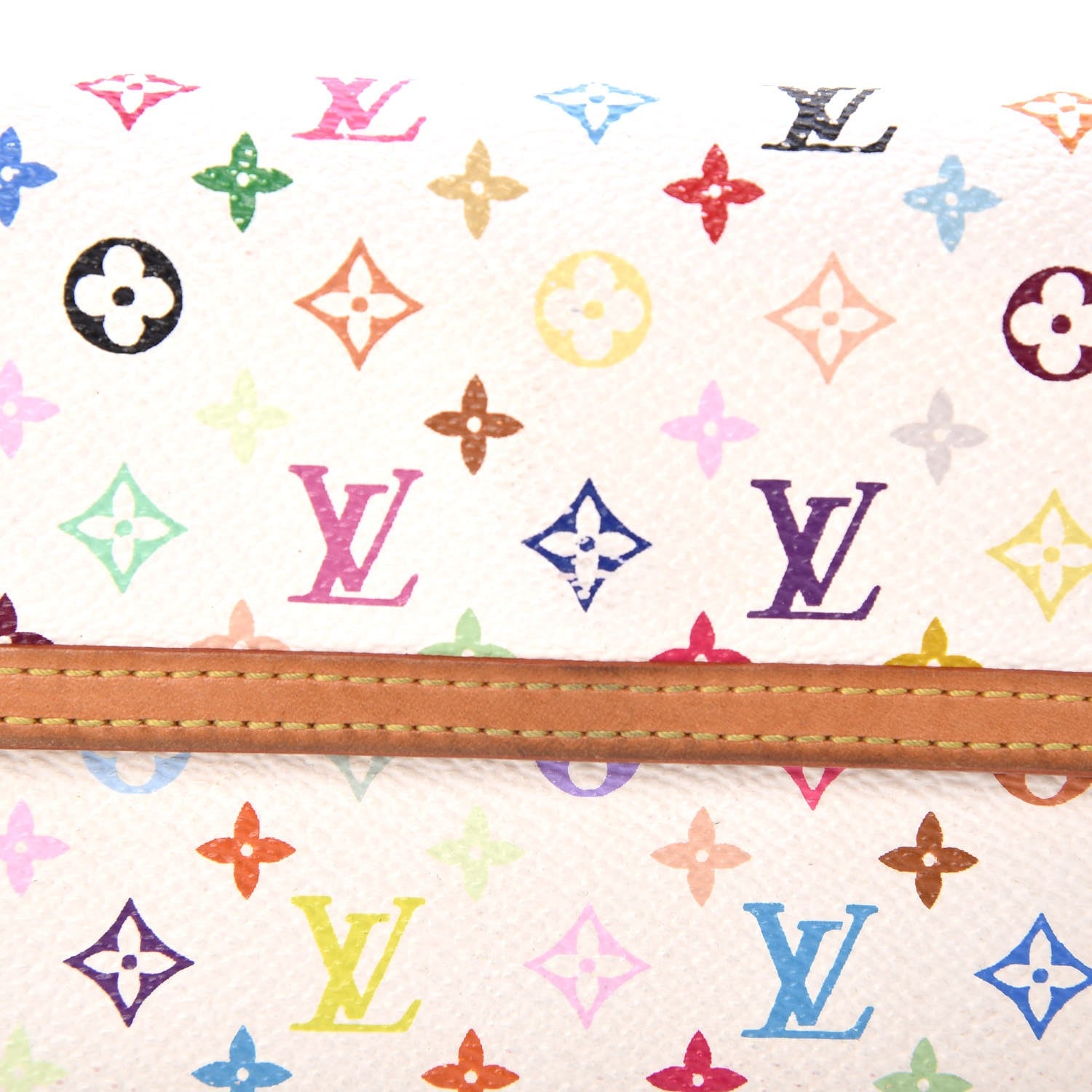 Louis Vuitton Monogram Multicolor Porte Tresor International Wallet White 18 of 25