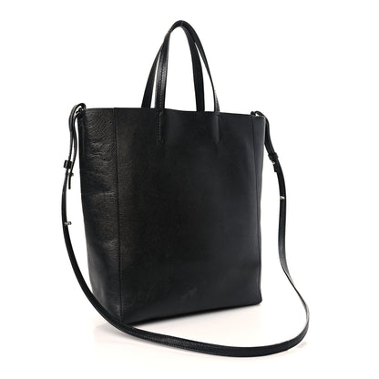 Celine Grained Calfskin Small Vertical Cabas Black 3 of 10