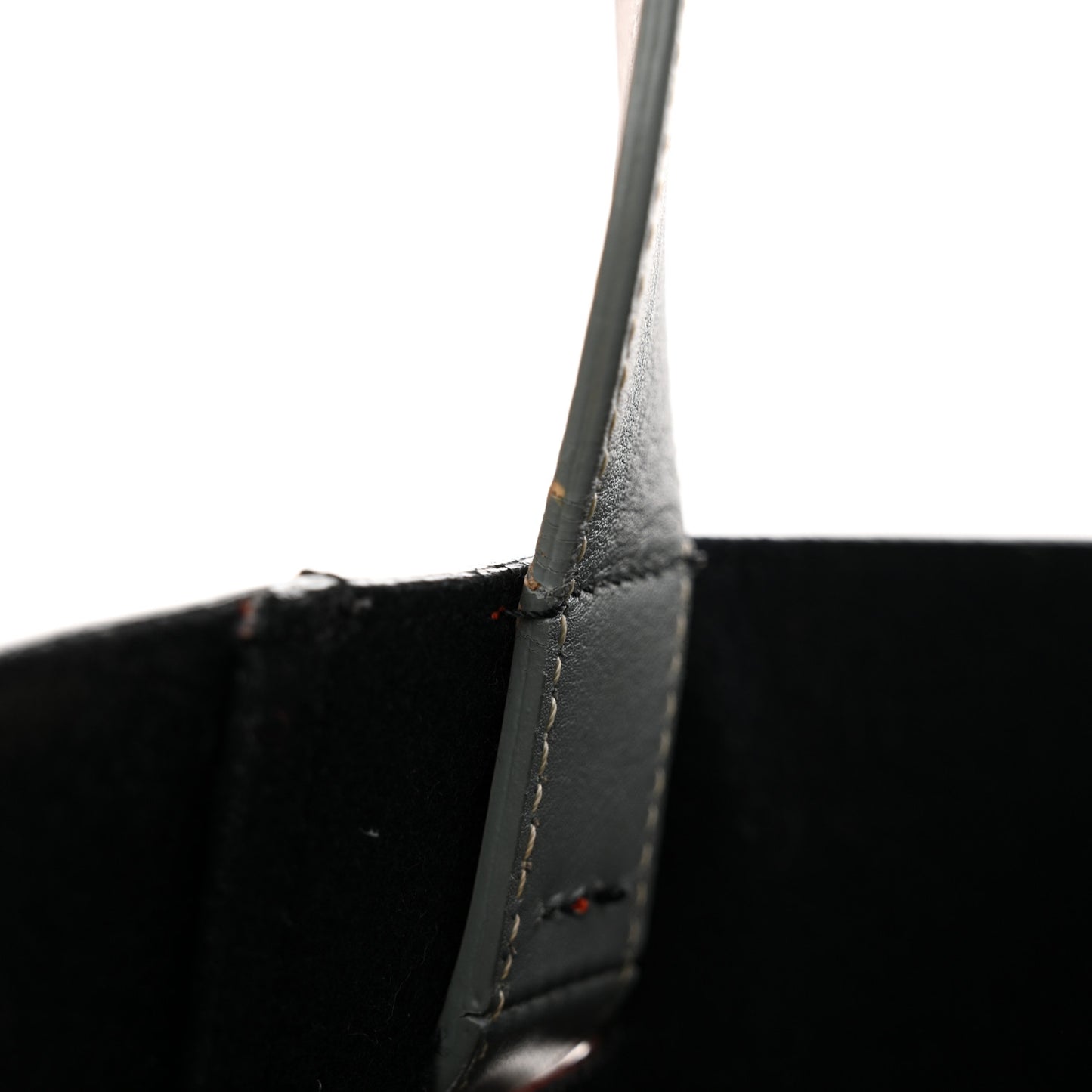 Shiny Smooth Calfskin Small Twisted Cabas