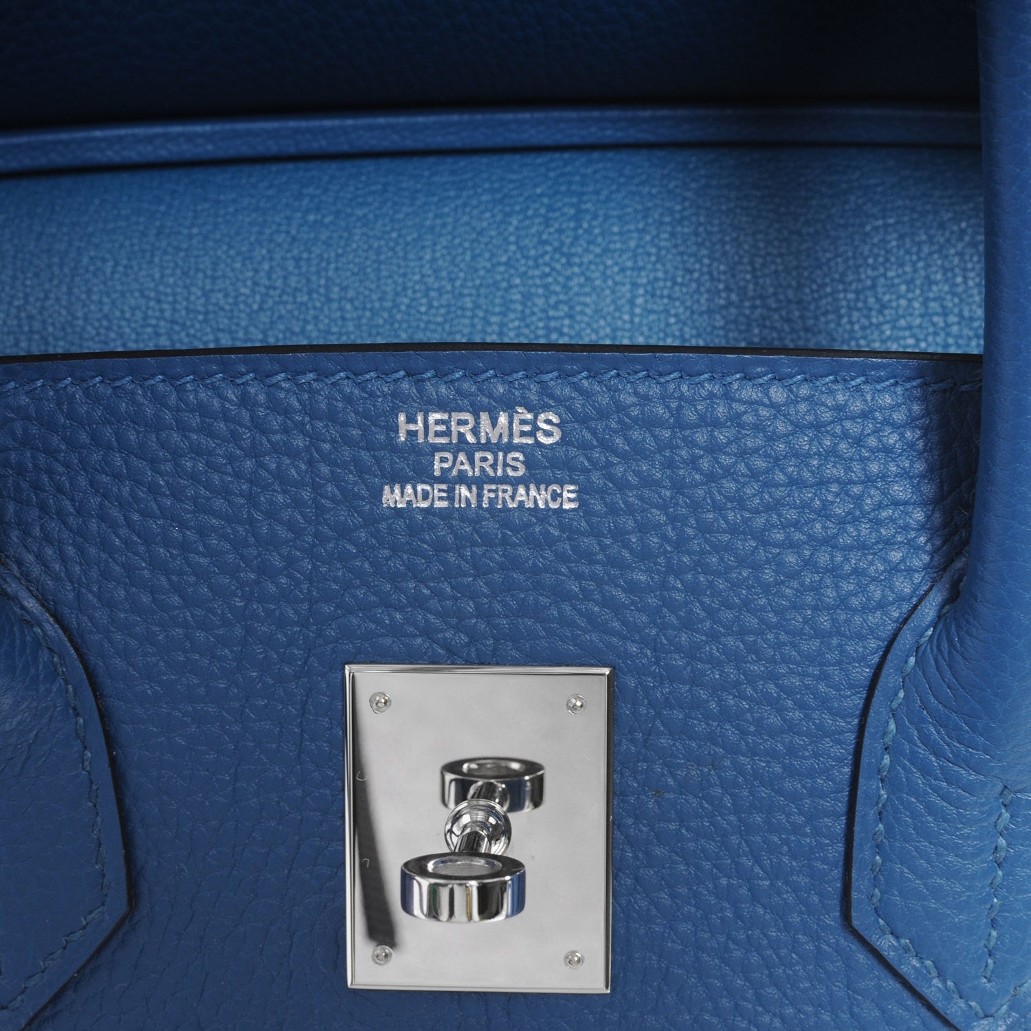 Hermes Togo Birkin 35 Bleu de Galice 7 of 10