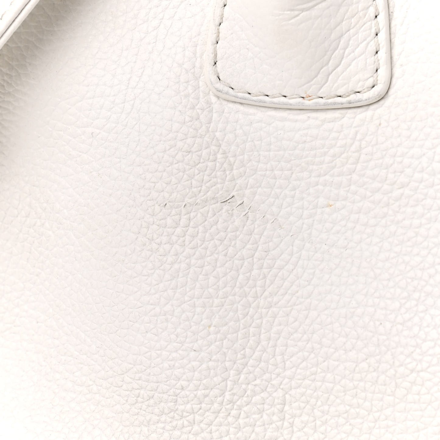 Calfskin Cerf Executive Shopper Tote White