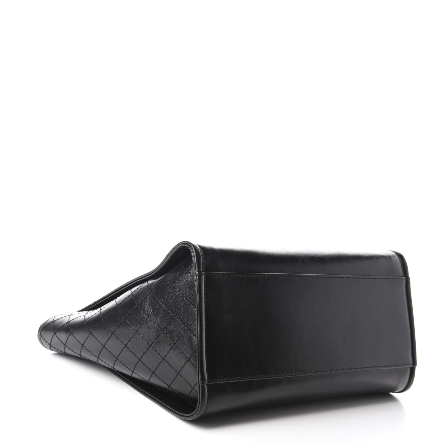 Chanel Aged Calfskin Medium Charms Deauville Tote Black 4 of 10